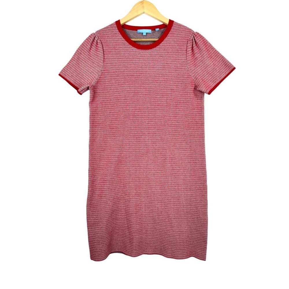 Draper James‎ Textured Shift Sweater Dress preppy sz M
